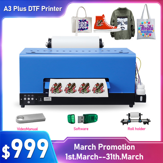 DTF Printer A3 Direct To Film DTF Transfer Printer Garment Printing Machine  T Shirt Hoodie Subimation Impresora 33CM DTF Printer - AliExpress